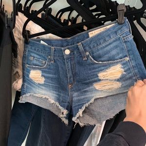 Rag and Bone Cutoff Denim Shorts Size 25